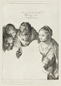 Anbetung der Hirten von Hendrick Goltzius