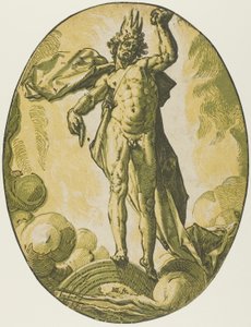 Äther, Platte sechs aus Demogorgon und die Götter von Hendrick Goltzius