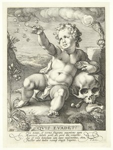 Allegorie über die Vergänglichkeit des Lebens ("Quis Evadet?")