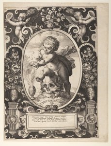 Allegorie der Vergänglichkeit (Quis Evadet?) von Hendrick Goltzius