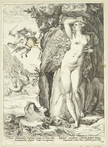 Andromeda wird von Perseus befreit von Hendrick Goltzius