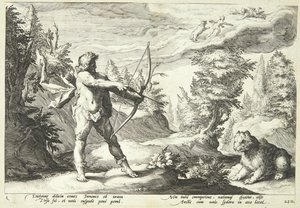 Arcas bereit, seine Mutter zu töten