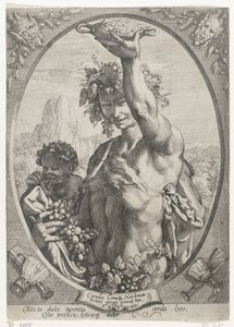 Bacchus von Hendrick Goltzius