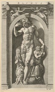 Bacchus, Blatt 7 der Folge "Acht antike Gottheiten"