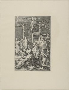 Christus am Kreuz, Platte zehn aus der Passion Christi
