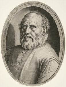 Dirck Volckertsz. Coornhert (ohne Rahmen) von Hendrick Goltzius