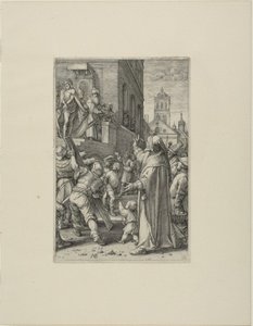 Ecce Homo, Platte acht aus Die Passion Christi von Hendrick Goltzius