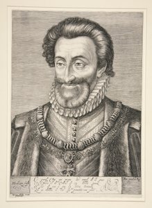 Heinrich IV., König von Frankreich und Navarra von Hendrick Goltzius