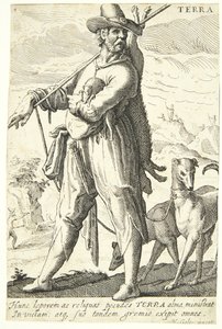 Erde (Terra) von Hendrick Goltzius
