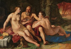 Lot und seine Töchter