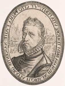 Porträt von Albert Fransz. Schatter von Hendrick Goltzius