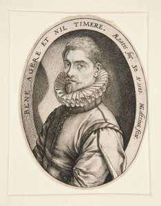 Porträt von Hieronymous Scholiers von Hendrick Goltzius