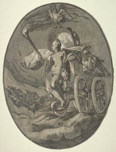 Sieben Gottheiten: Nox (Nacht) von Hendrick Goltzius