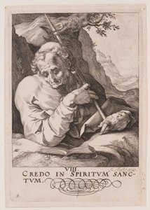 Der heilige Matthäus, aus Christus, die Apostel und St. Paulus mit dem Glaubensbekenntnis