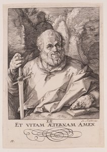 St. Matthias, aus Christus, die Apostel und St. Paulus mit dem Glaubensbekenntnis