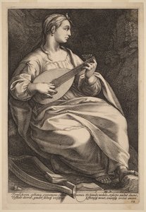 Terpsichore von Hendrick Goltzius