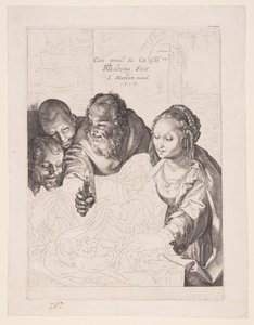 Die Anbetung der Hirten von Hendrick Goltzius