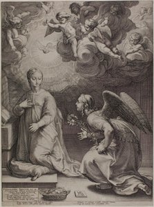 Die Verkündigung, Platte eins aus Die Geburt und das frühe Leben Christi