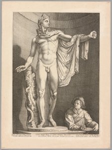Der Apollo von Belvedere, Tafel 3 aus Drei berühmte antike Skulpturen von Hendrick Goltzius