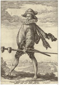 Der Hauptmann der Infanterie von Hendrick Goltzius