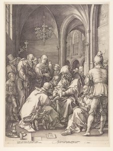Die Beschneidung, aus Die Geburt und das frühe Leben Christi von Hendrick Goltzius