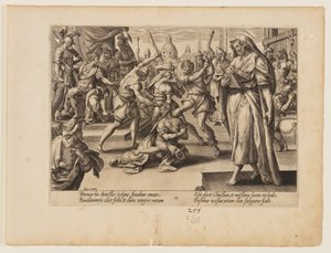 Das Martyrium des Heiligen Jakobus des Jüngeren, aus Das Martyrium Christi und der Apostel