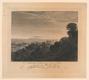Aurora: Landschaft bei Morgendämmerung