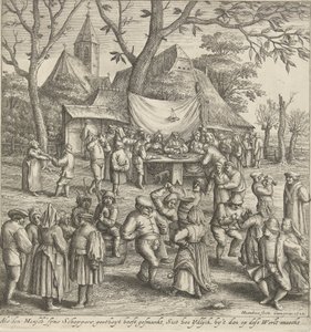Bauernhochzeit von Hendrick Hondius (I)