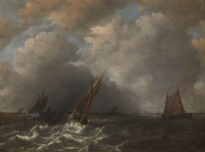 Sturm auf der Maas von Hendrick Martensz. Sorgh
