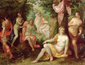 Diana und Aktäon von Hendrick van and Brueghel Balen