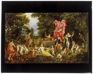 Eine Allegorie der fünf Sinne von Hendrick van and Brueghel Jan (1568 1625) Balen