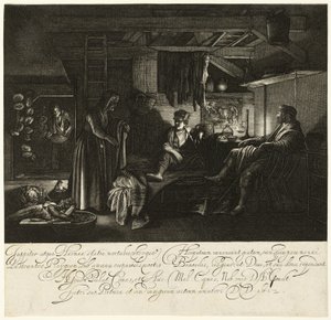Jupiter und Merkur im Haus von Philemon und Baucis