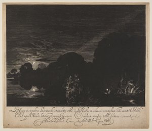 Die Flucht nach Ägypten von Hendrick von Goudt