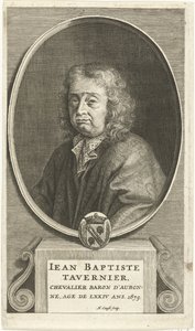 Porträt von Jean-Baptiste Tavernier (1605-1699) von Hendrik (Henricus) (1648-99) Causé