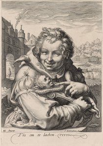 Der Narr (graviert von I. Sauredam, um 1595)