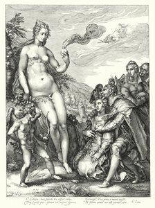 Venus, Amor und die zwei Liebespaare