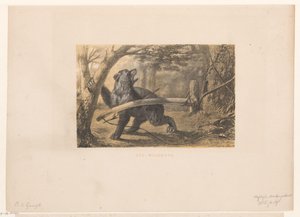 Bär in einer Falle von Hendrik Adriaan Christiaan Dekker