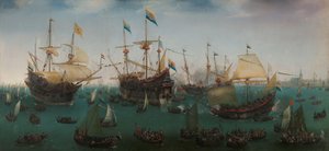 Die Rückkehr der zweiten Expedition nach Ostindien nach Amsterdam, 19. Juli 1599