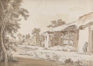 Verfallene Farm in der Nähe von Coombe bei Gittisham in Devonshire, drei Meilen von Honiton, Devon von Hendrik Frans de Cort