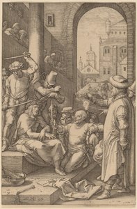 Christus mit der Dornenkrone von Hendrik Goltzius