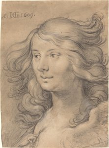 Kopf einer Sirene von Hendrik Goltzius