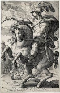 Marcus Curtius von Hendrik Goltzius