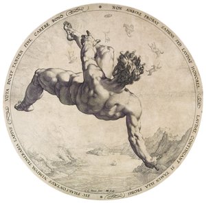 Phaethon aus der Serie der Vier Schandflecken von Hendrik Goltzius