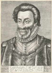 Porträt von König Heinrich IV. von Frankreich, ca. 1600 von Hendrik Goltzius