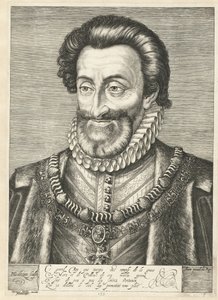 Porträt von König Heinrich IV. von Frankreich, ca. 1600 von Hendrik Goltzius