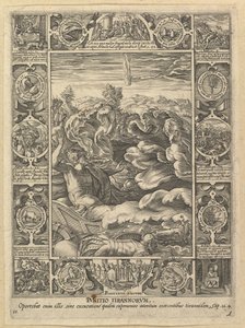 Punitio Malorum, aus Allegorien des christlichen Glaubens von Hendrik Goltzius