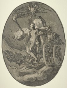 Sieben Gottheiten: Nox Nacht, 1588-1590 von Hendrik Goltzius