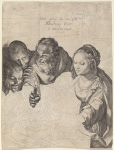 Die Anbetung der Hirten von Hendrik Goltzius