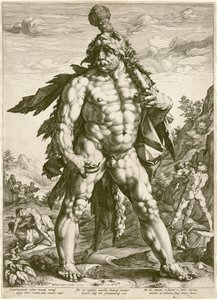 Der große Herkules von Hendrik Goltzius
