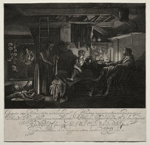 Jupiter und Merkur im Haus von Philemon und Baucis
